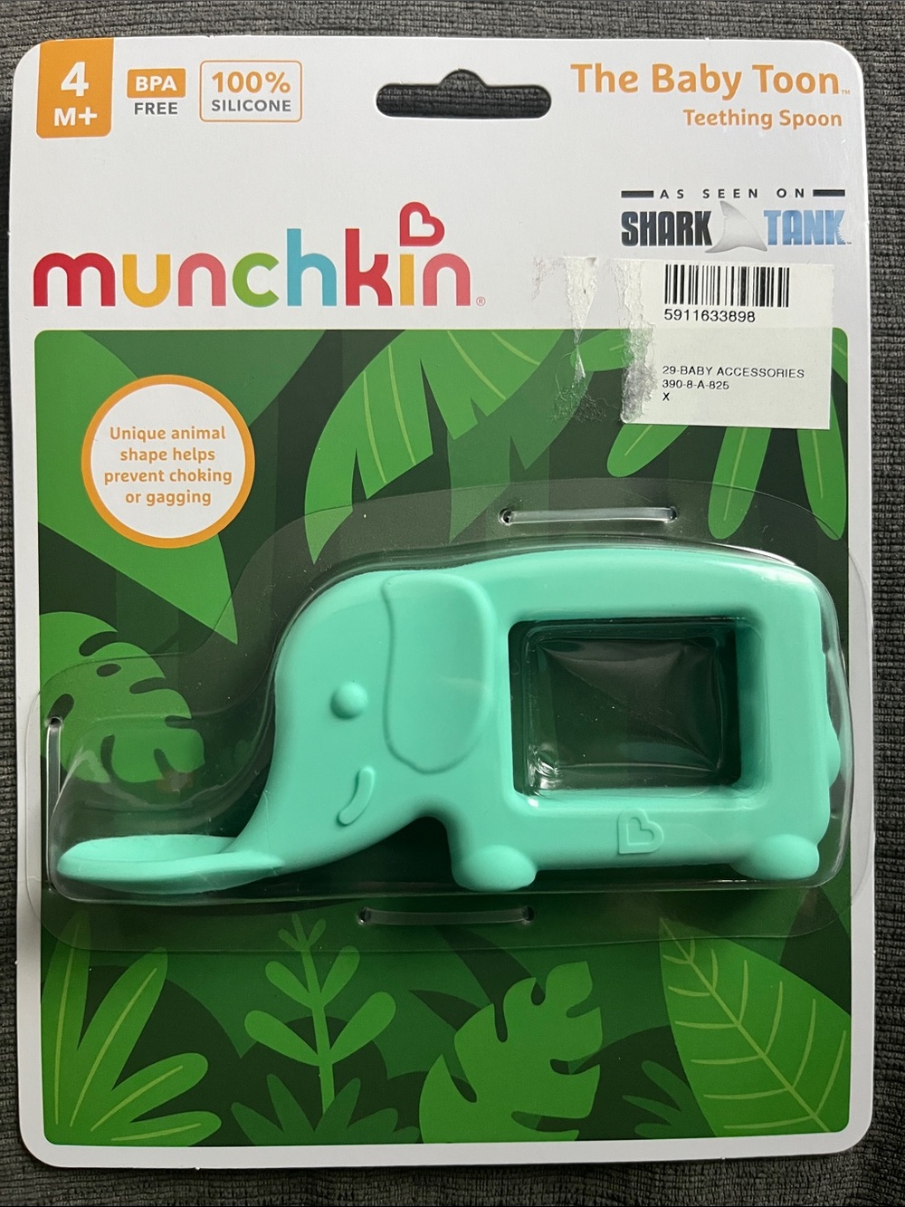 Munchkin Mint Green Elephant Teething Spoon